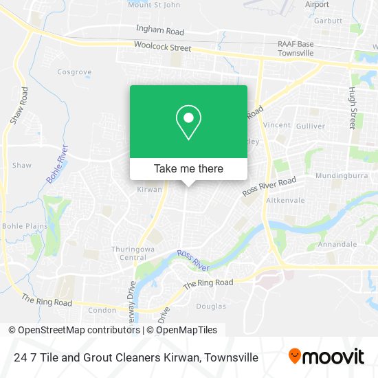 24 7 Tile and Grout Cleaners Kirwan map
