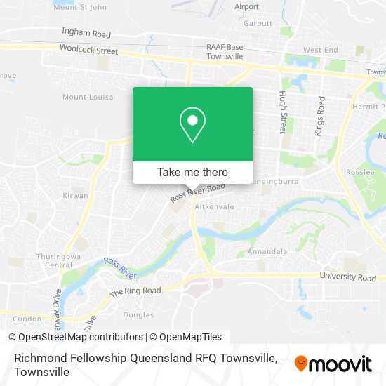 Richmond Fellowship Queensland RFQ Townsville map