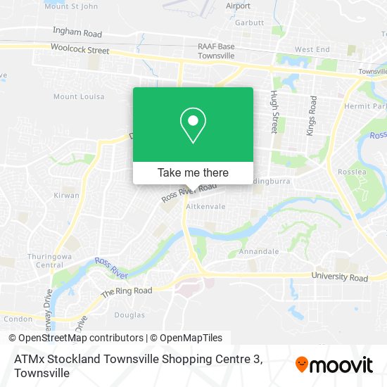 ATMx Stockland Townsville Shopping Centre 3 map