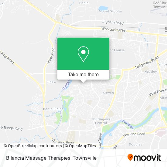 Mapa Bilancia Massage Therapies