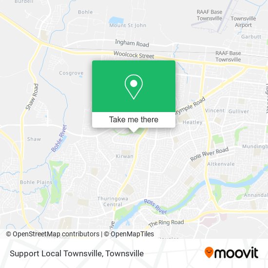Support Local Townsville map