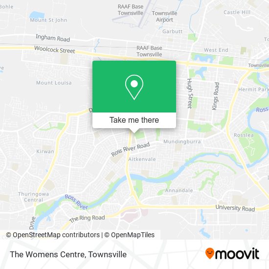 The Womens Centre map