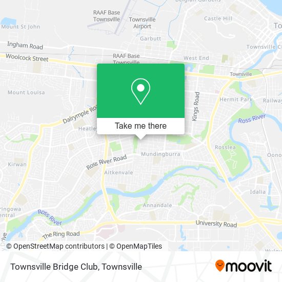 Townsville Bridge Club map