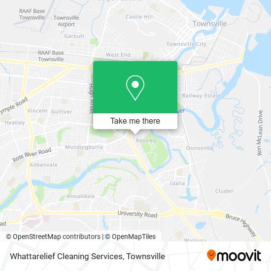 Mapa Whattarelief Cleaning Services