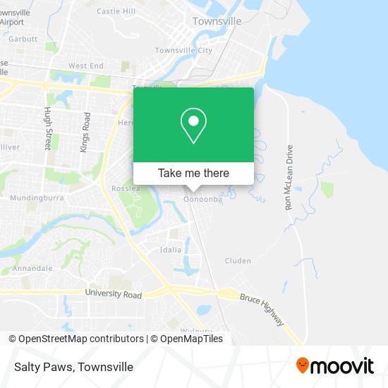Salty Paws map