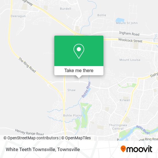 White Teeth Townsville map