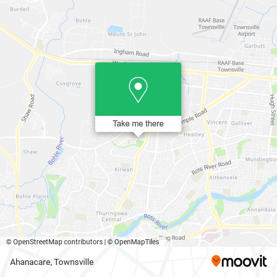 Ahanacare map