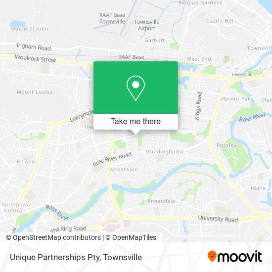 Unique Partnerships Pty map