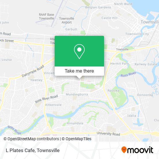 L Plates Cafe map