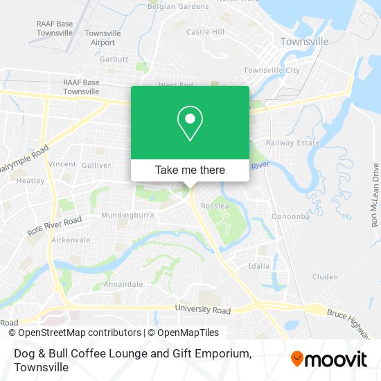 Dog & Bull Coffee Lounge and Gift Emporium map