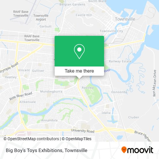 Big Boy's Toys Exhibitions map