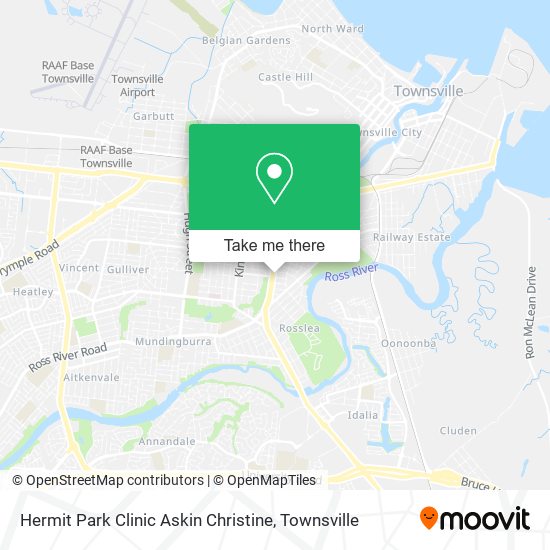 Hermit Park Clinic Askin Christine map