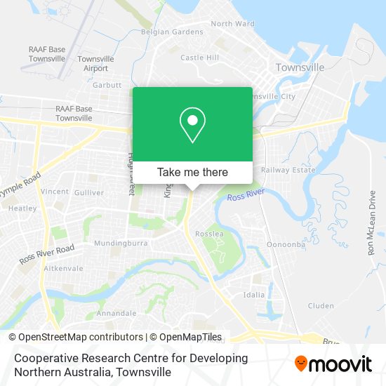 Cooperative Research Centre for Developing Northern Australia map