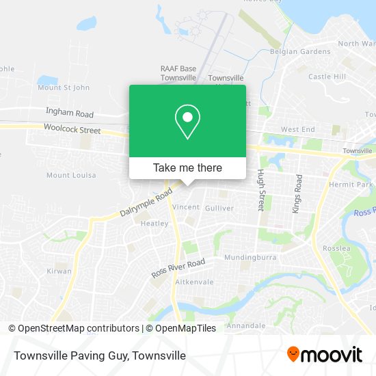 Townsville Paving Guy map