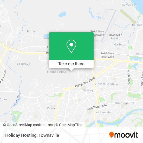 Holiday Hosting map