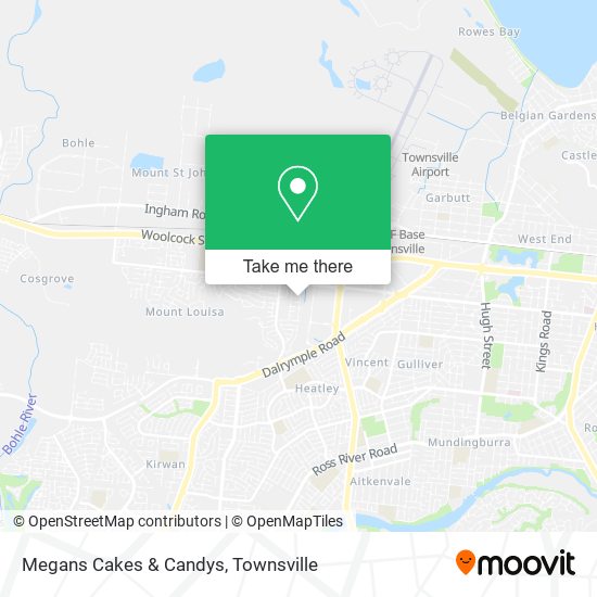Megans Cakes & Candys map