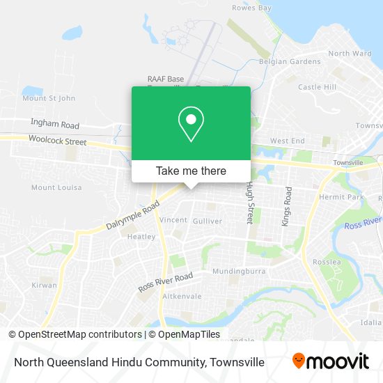 North Queensland Hindu Community map