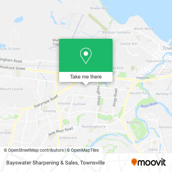 Bayswater Sharpening & Sales map