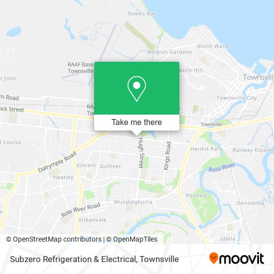 Subzero Refrigeration & Electrical map