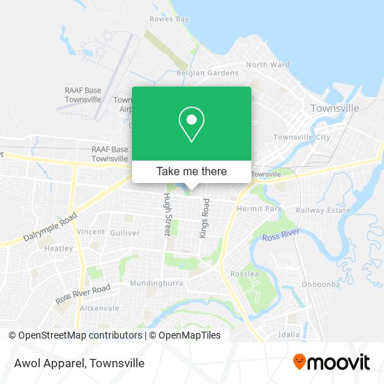 Awol Apparel map