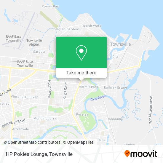 HP Pokies Lounge map