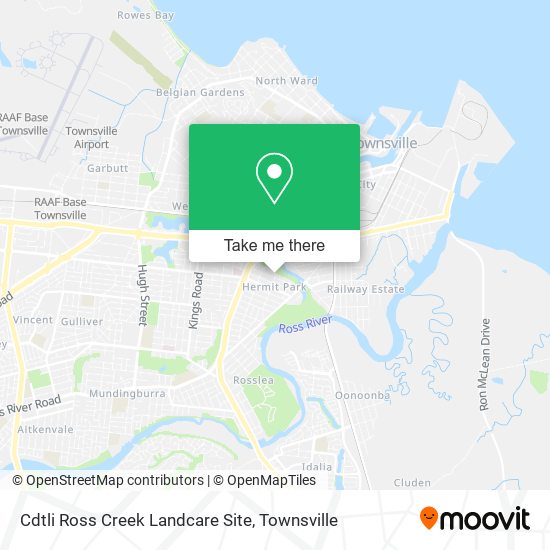 Cdtli Ross Creek Landcare Site map