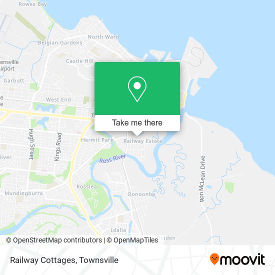Railway Cottages map
