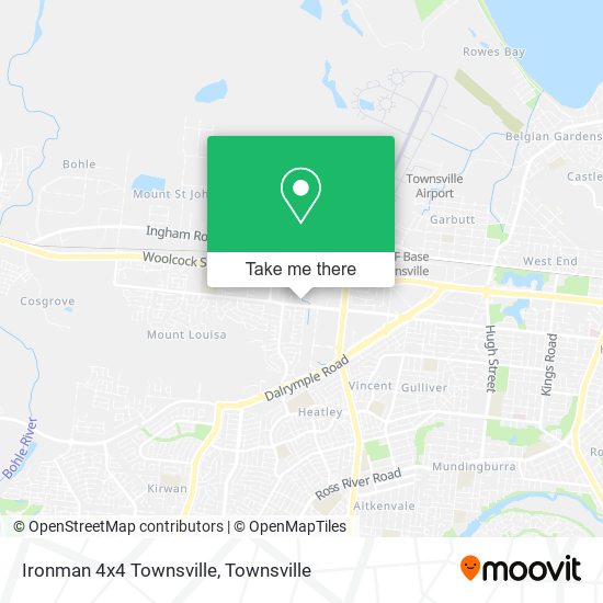Ironman 4x4 Townsville map