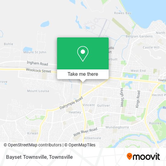 Mapa Bayset Townsville