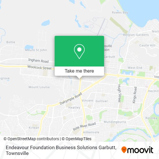 Endeavour Foundation Business Solutions Garbutt map