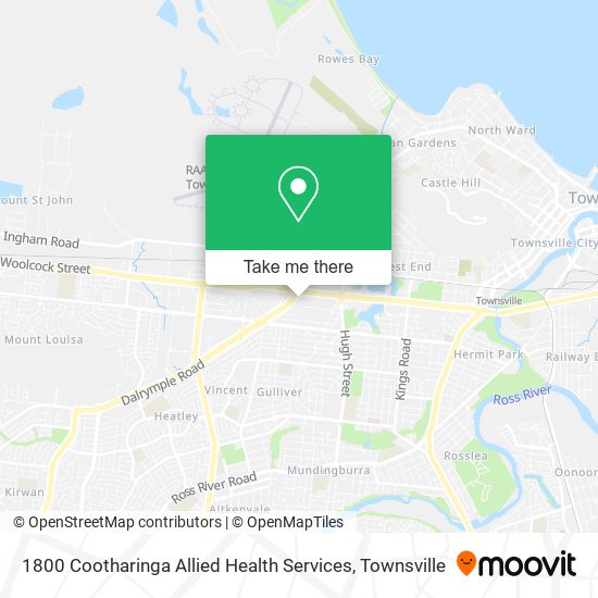 1800 Cootharinga Allied Health Services map