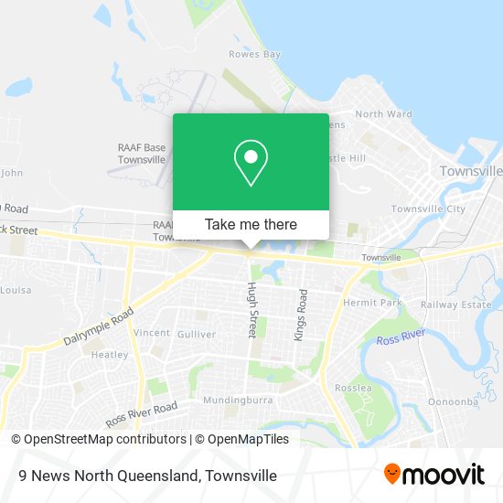 9 News North Queensland map