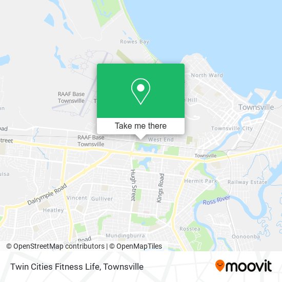 Twin Cities Fitness Life map