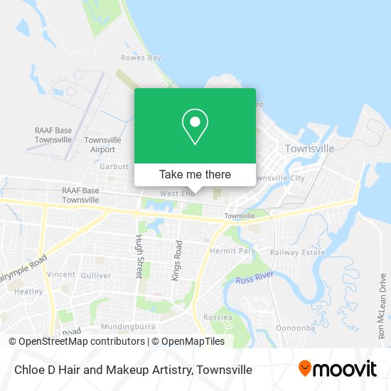 Chloe D Hair and Makeup Artistry map