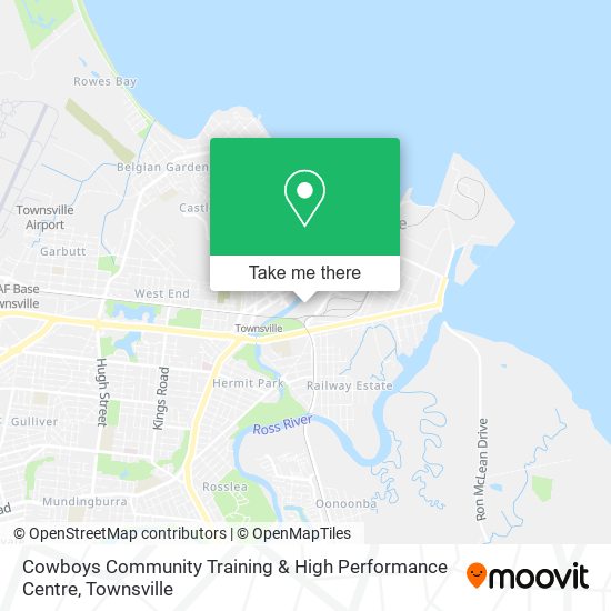 Cowboys Community Training & High Performance Centre map