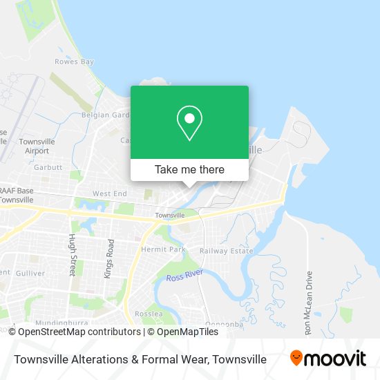 Townsville Alterations & Formal Wear map