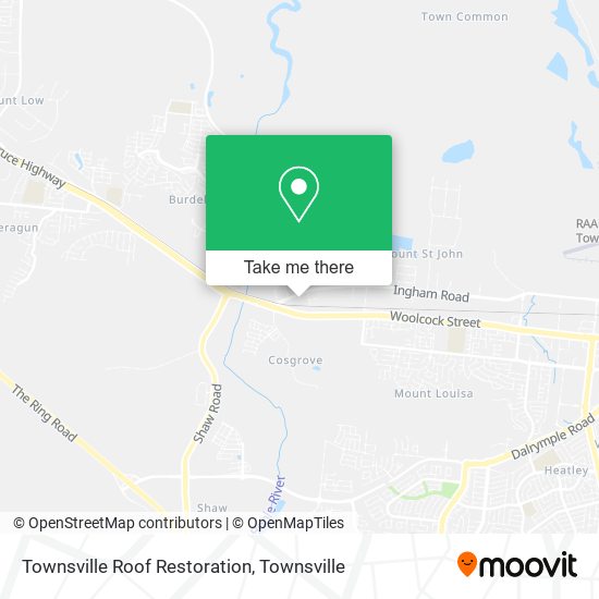 Townsville Roof Restoration map