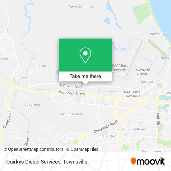 Quirkys Diesel Services map