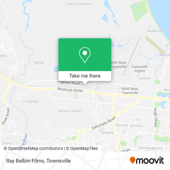 Ray Belbin Films map