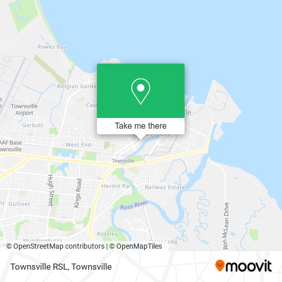 Townsville RSL map