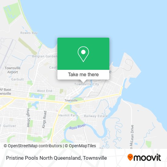 Pristine Pools North Queensland map
