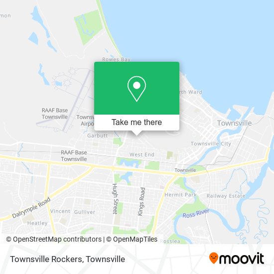 Townsville Rockers map