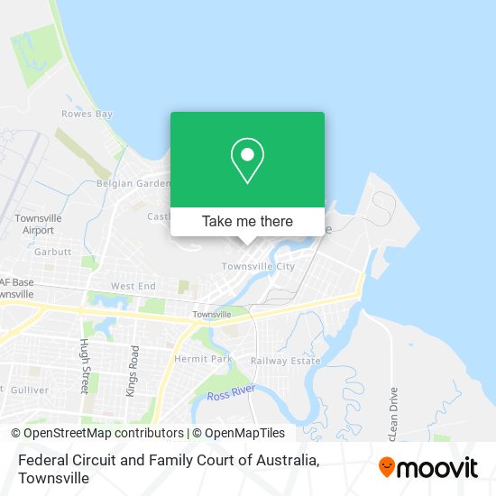Federal Circuit and Family Court of Australia map