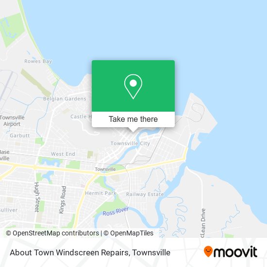 About Town Windscreen Repairs map