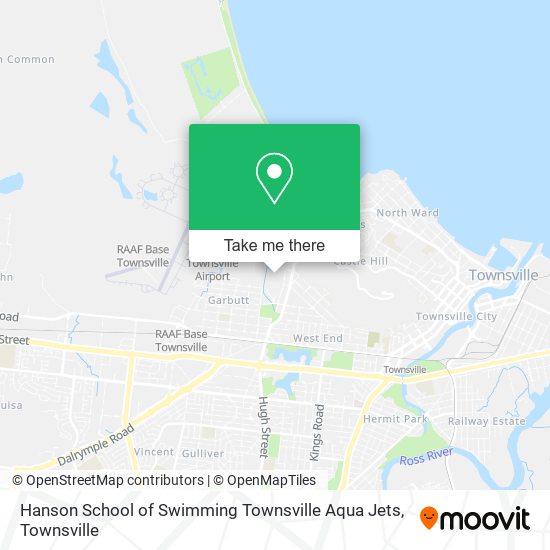 Mapa Hanson School of Swimming Townsville Aqua Jets