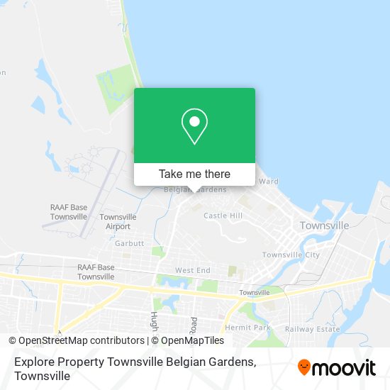 Explore Property Townsville Belgian Gardens map