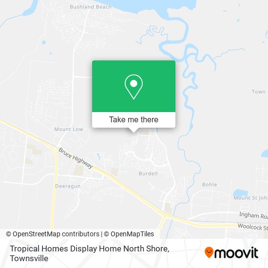 Tropical Homes Display Home North Shore map