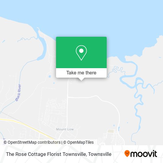 The Rose Cottage Florist Townsville map