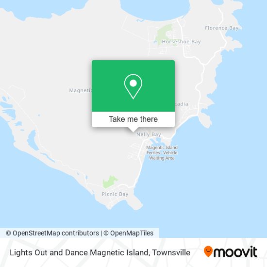 Lights Out and Dance Magnetic Island map