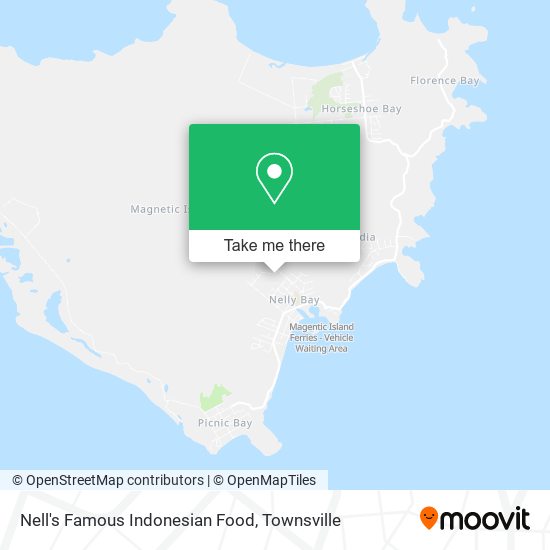 Nell's Famous Indonesian Food map